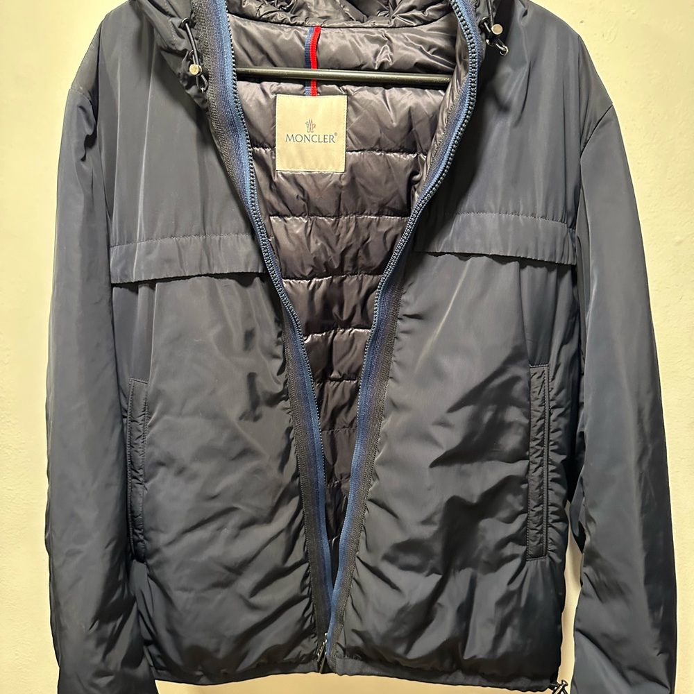 💯 [Authentic] Moncler Men’s  NASH GIUBBOTTO NASH Down JACKET  Size 4  BLUE
